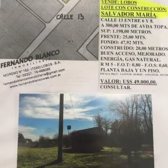 Lote en CALLE 13