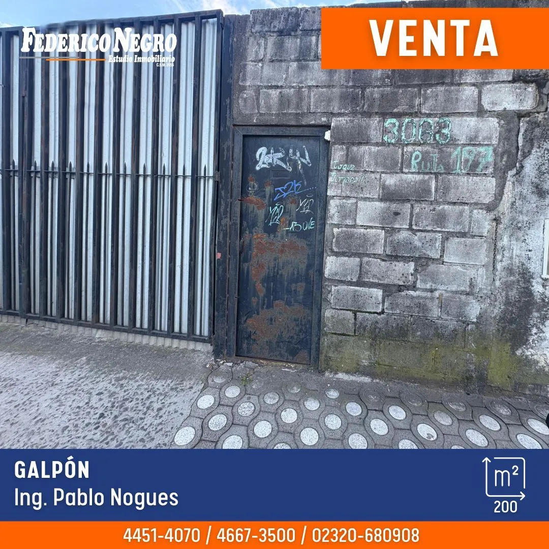 Galpon en Av. del Sesquice 3000