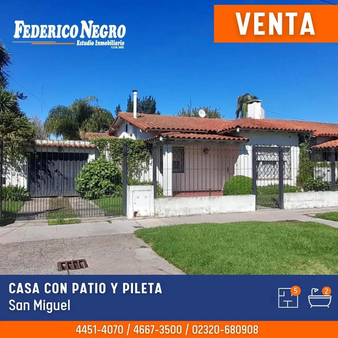 Casa en San Miguel 100