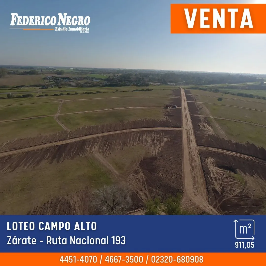 Lote en Ruta Nacional 19
