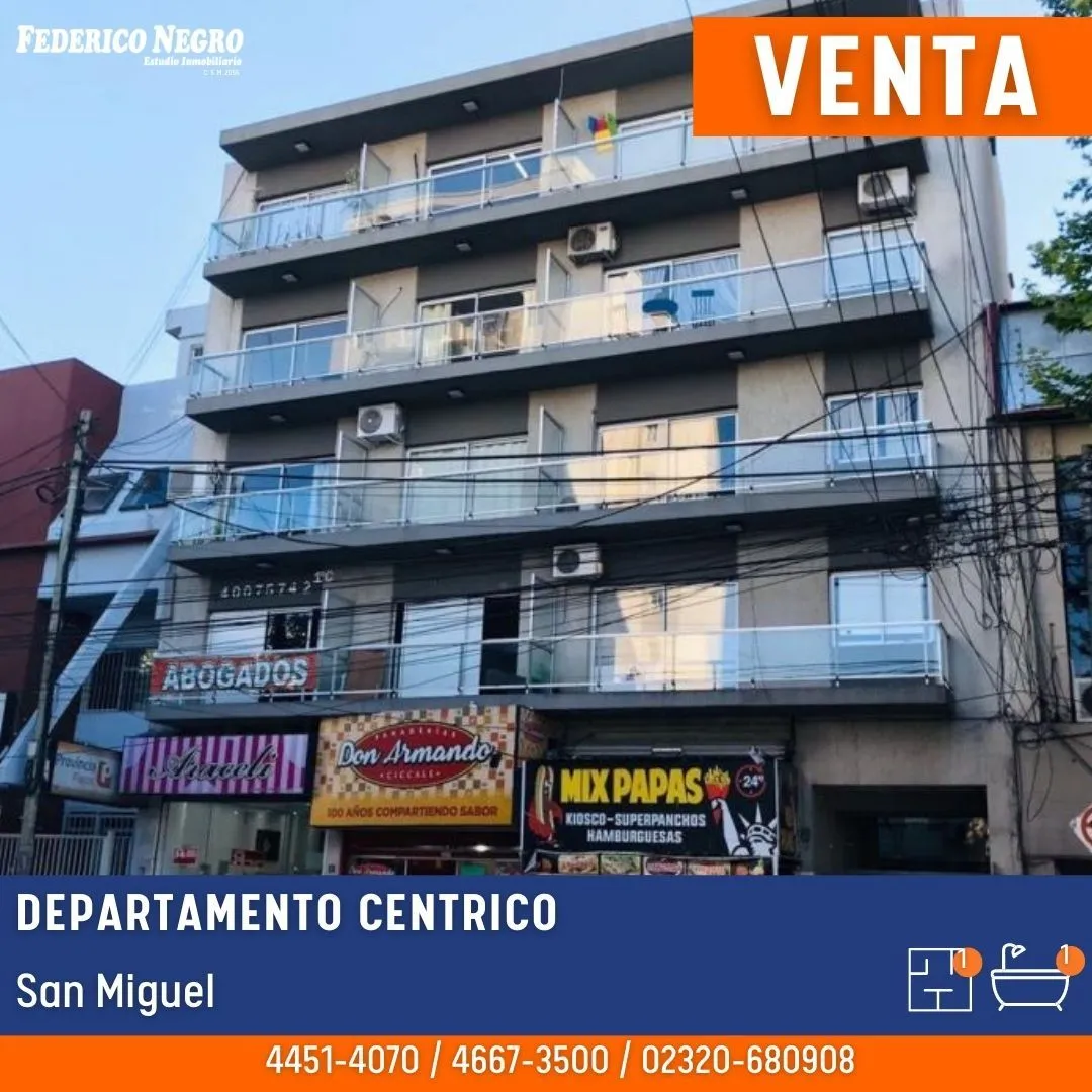 Departamento en Domingo Faustino 1600