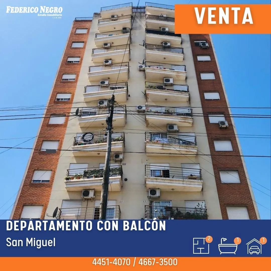 Departamento en Muñoz 1300