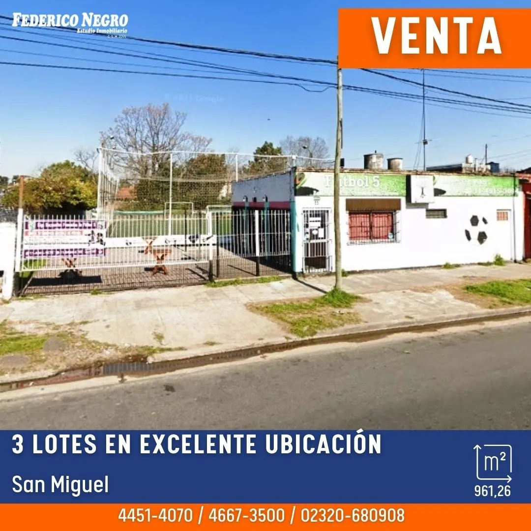 Lote en Avda. Presidente 2500