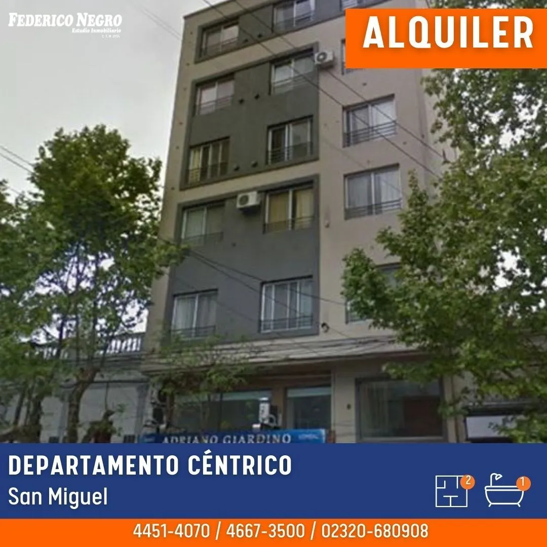 Departamento en Domingo Faustino 1400