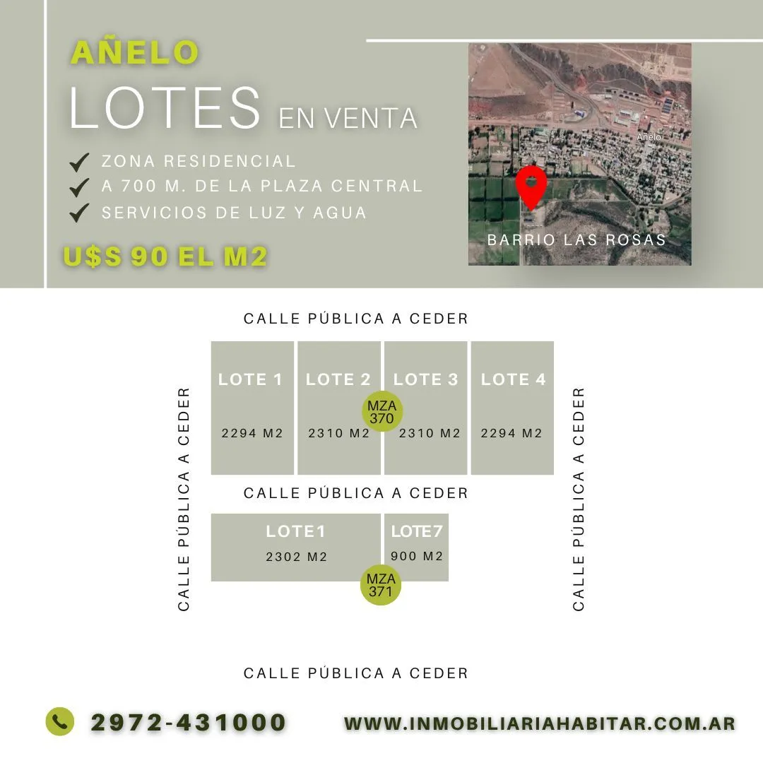 Lote en CALLE PUBLICA