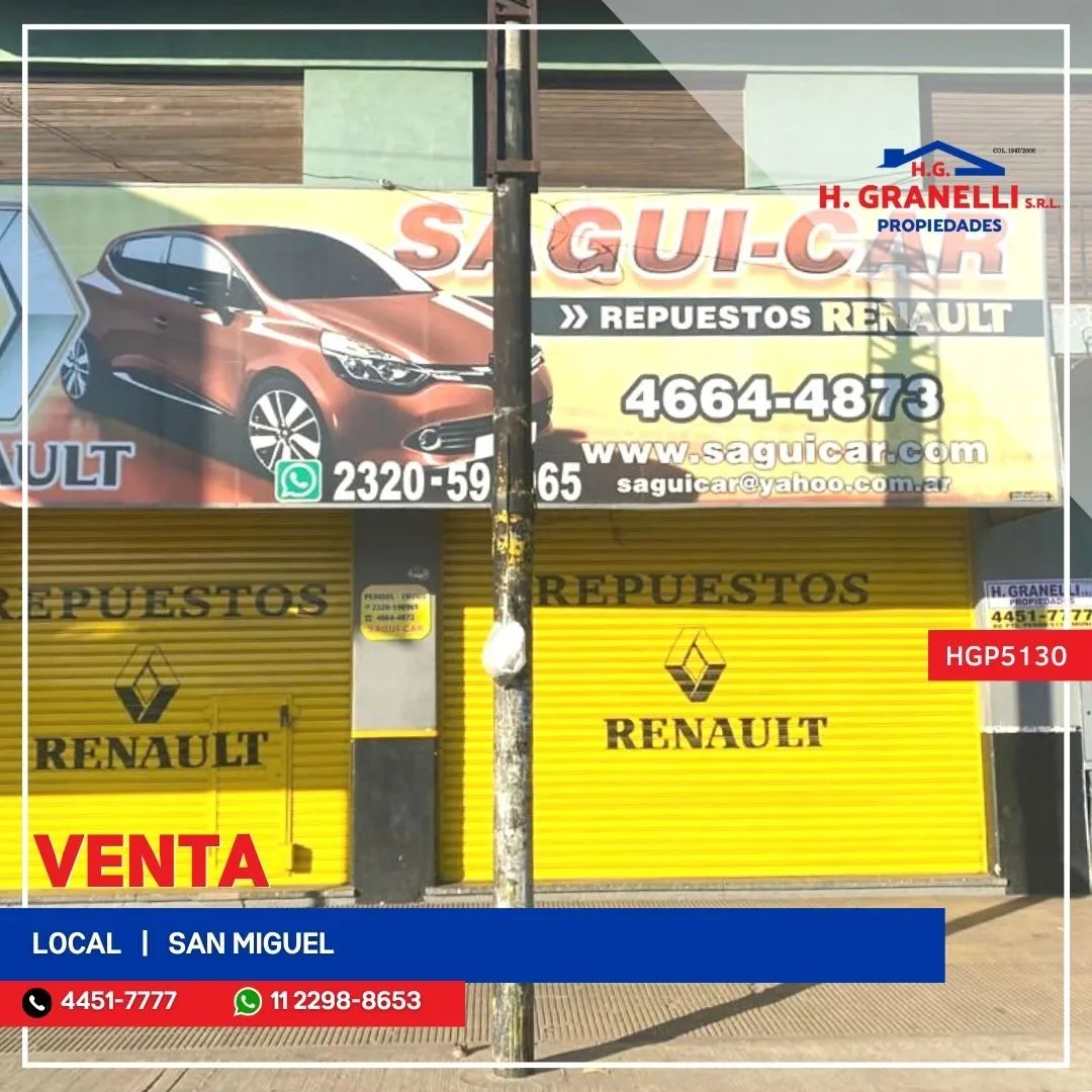 Local Comercial en Av. Presidente A 4886/00