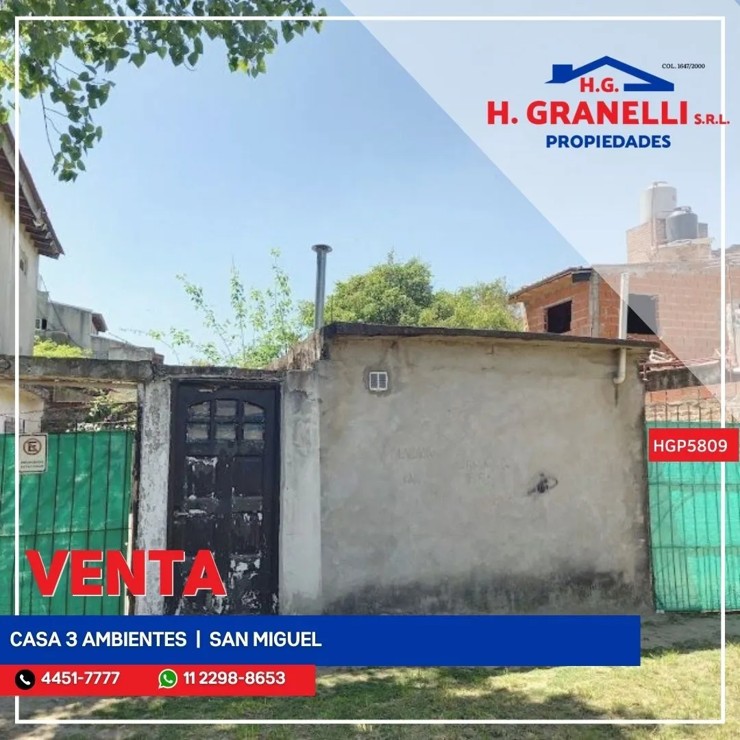 Casa en San Nicolas 2800