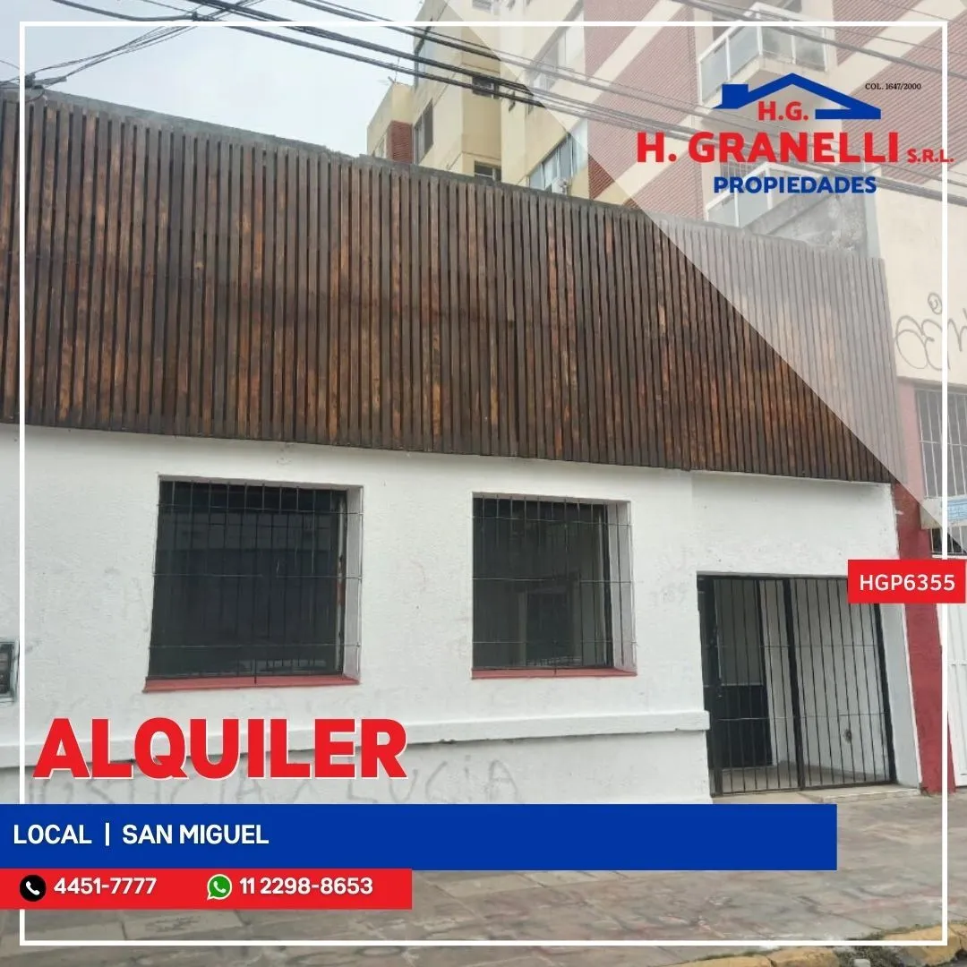 Local Comercial en Paunero 1100