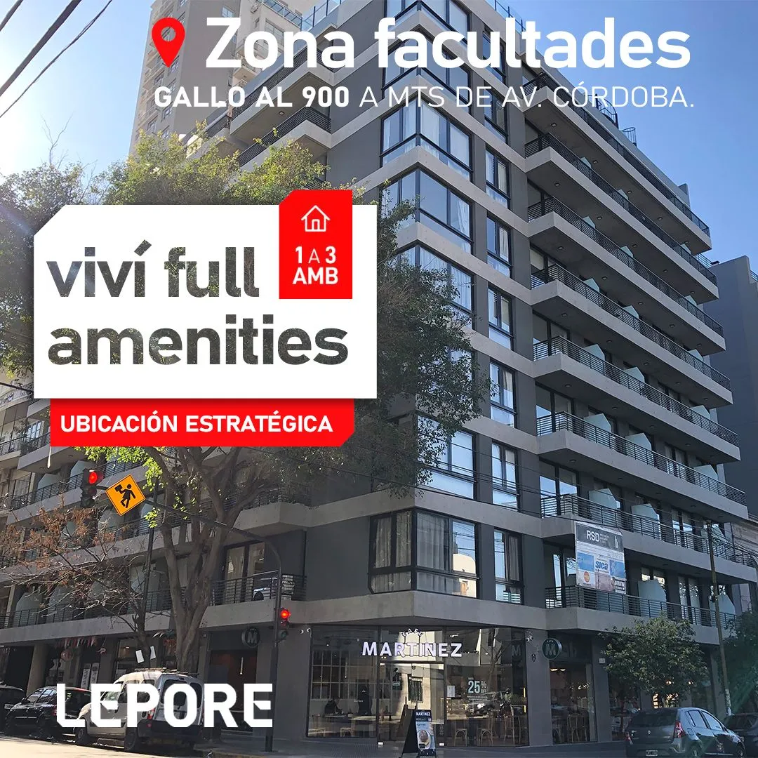 Departamento en Gallo 900