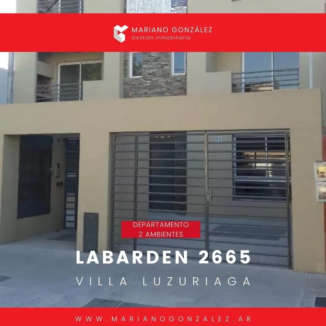 Departamento en Labarden 2600