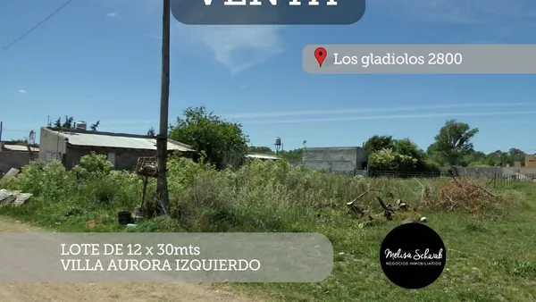 Lote en Los Gladiolos 2800