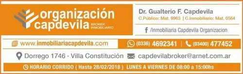 Lote en Dorrego y 25 de 100