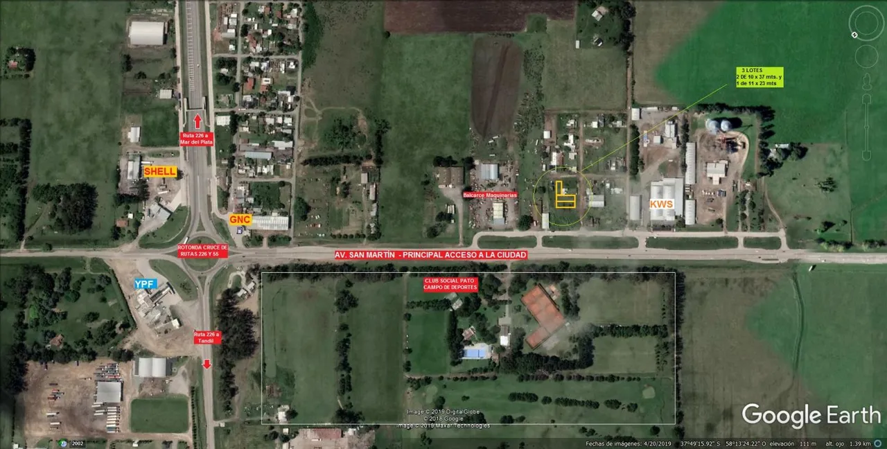 Lote en 149 - frente a C