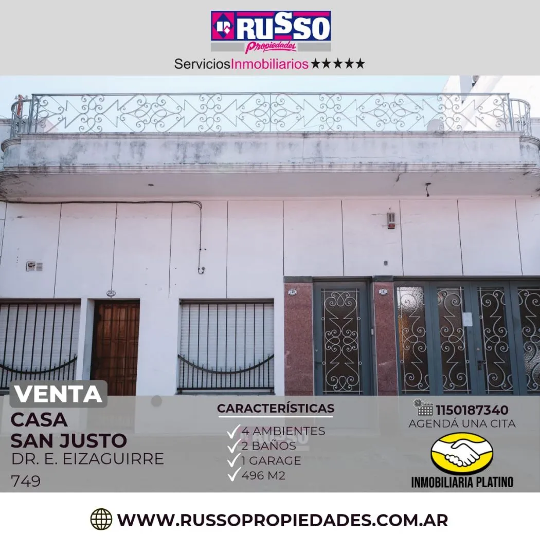 Casa en EIZAGUIRRE, DR. 700