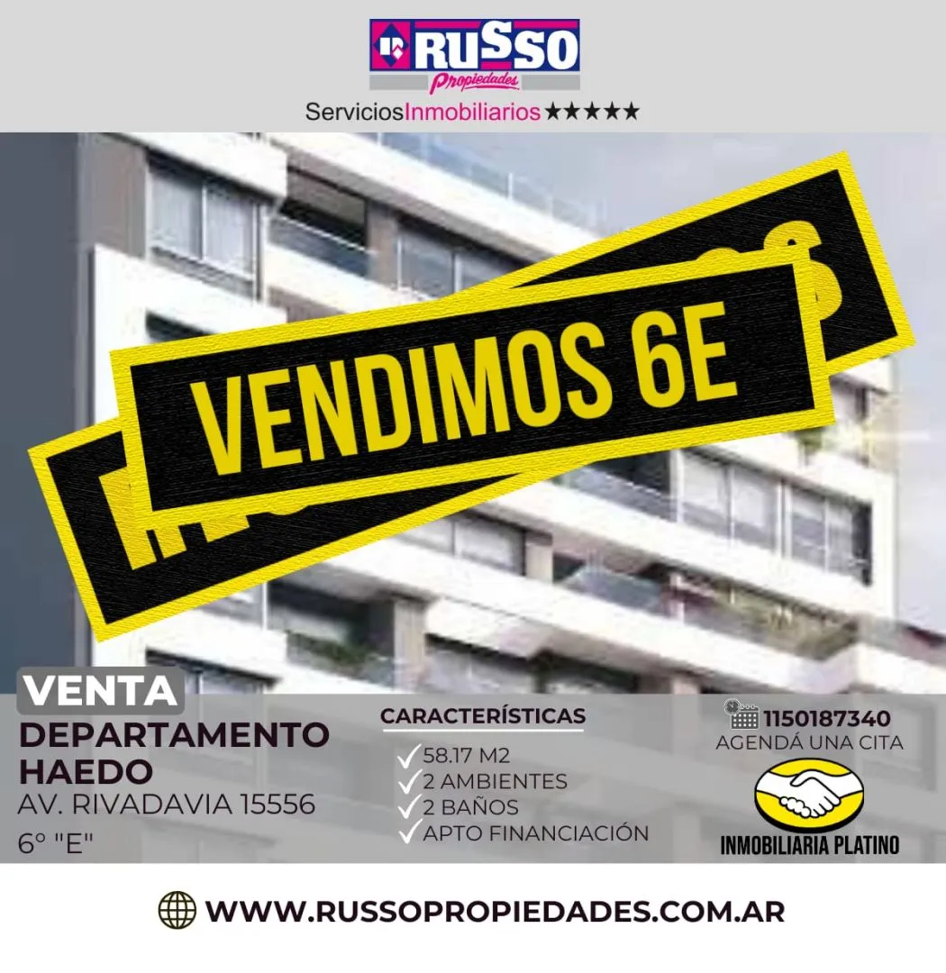 Departamento en RIVADAVIA, AV. 15500