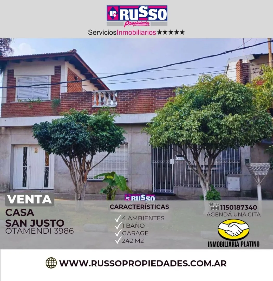 Casa en OTAMENDI 3900