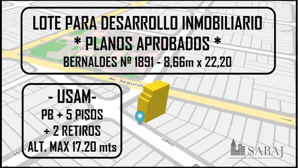 Lote en Bernaldes 1800