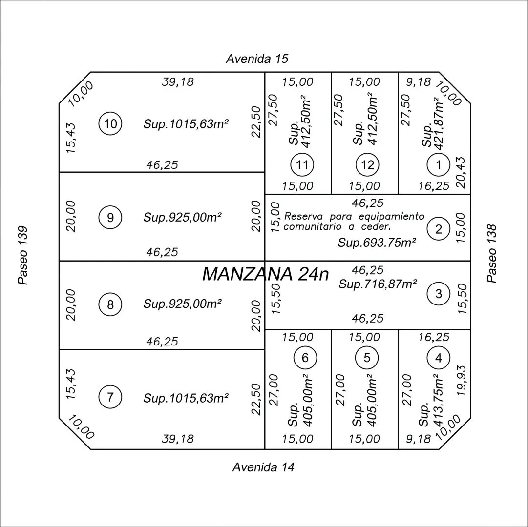 Lote en Paseo 139 1400