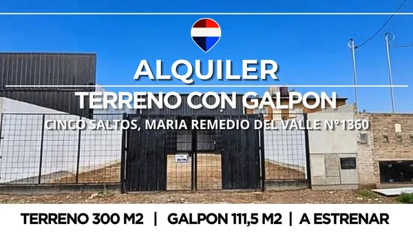 Galpon en Maria Remedio del Valle 1300