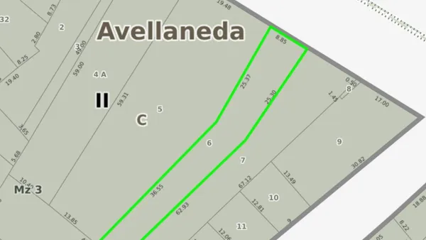Lote en Avenida Bartolomé Mitre 1000