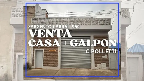 Casa en Sargento Cabral 900