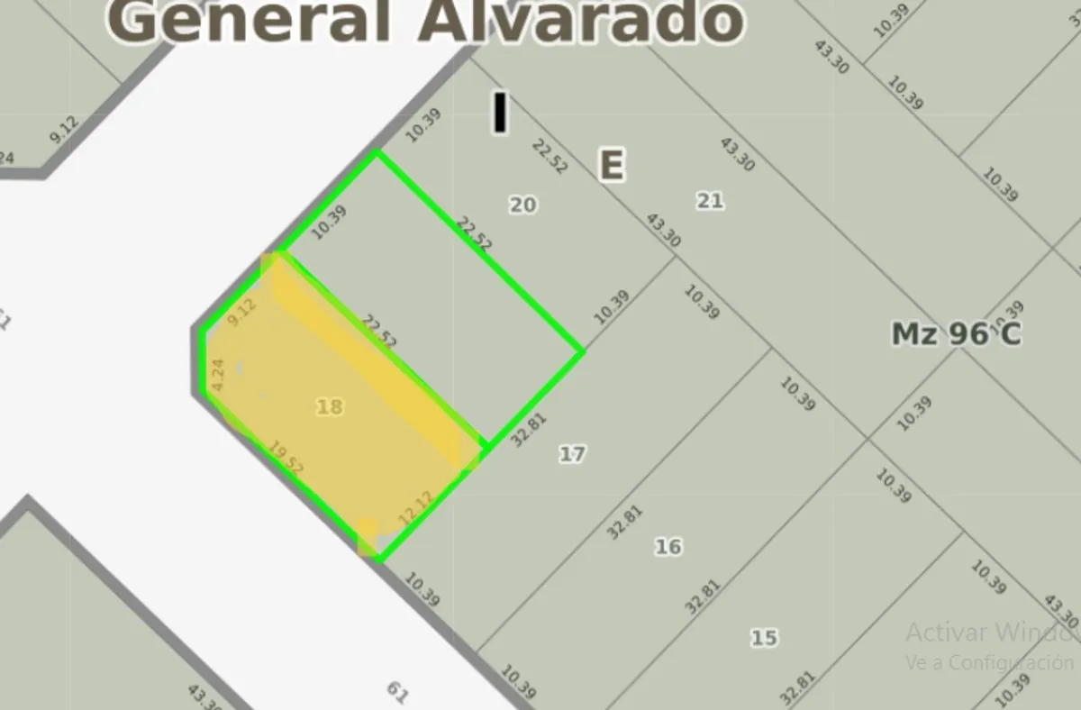 Lote en Calle 30 3000