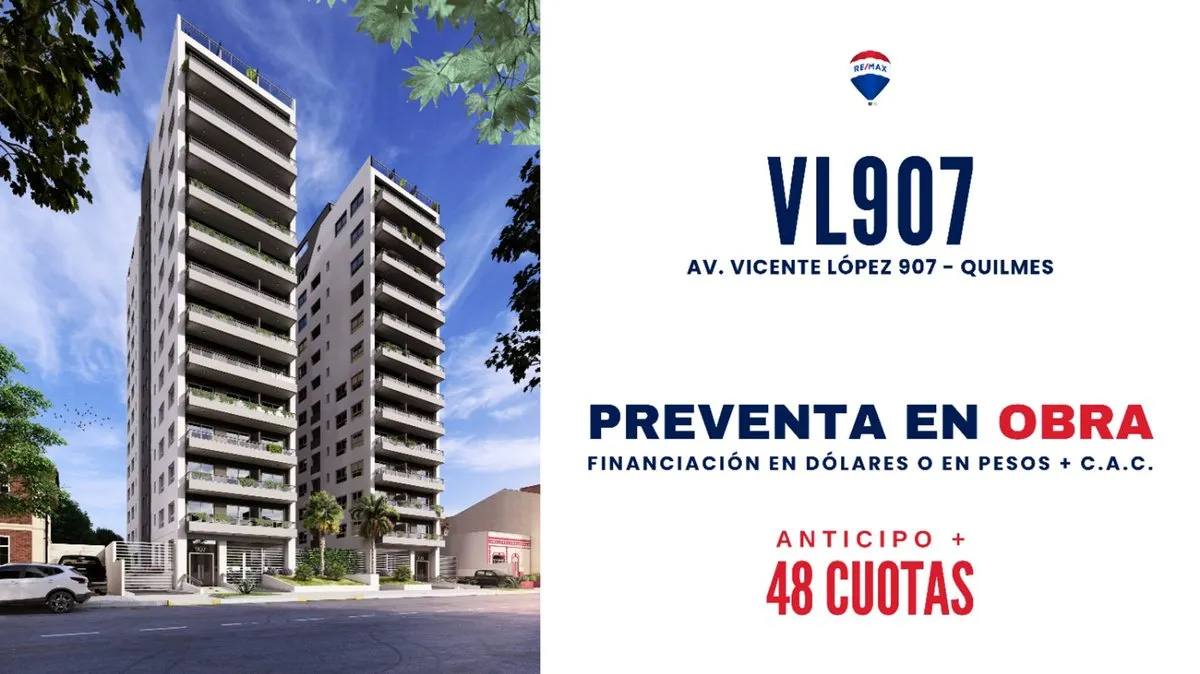 Departamento en Avenida Vicente López 900