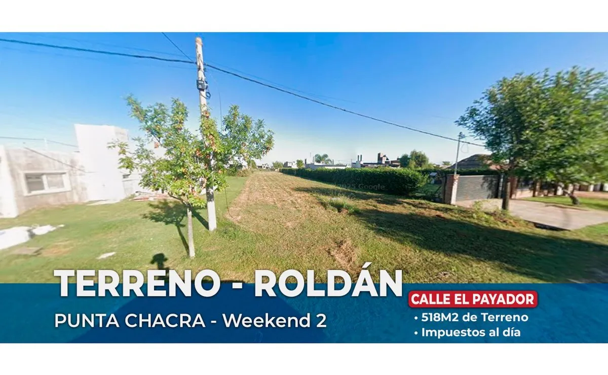 Lote en El Payador 1500