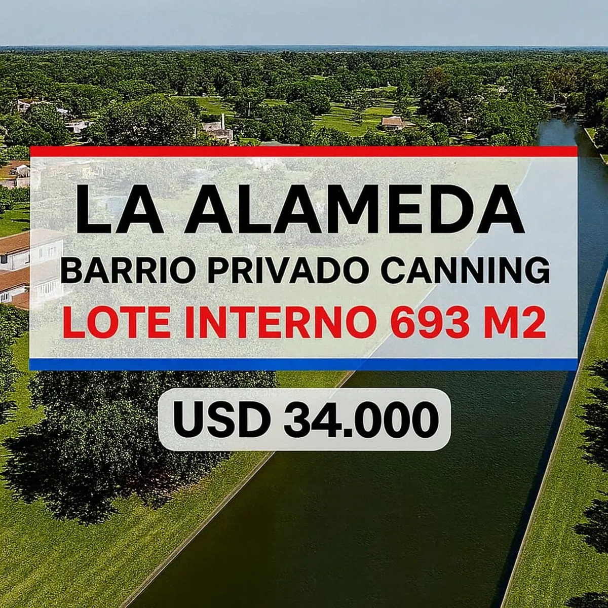Lote en La Alameda Barrio Privado Canning 0