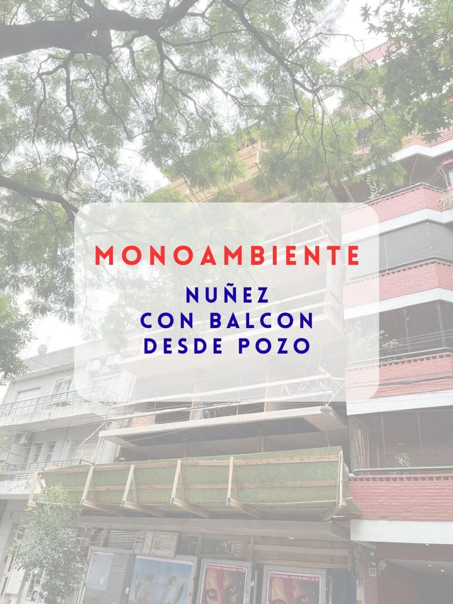 Departamento en Nuñez 2300