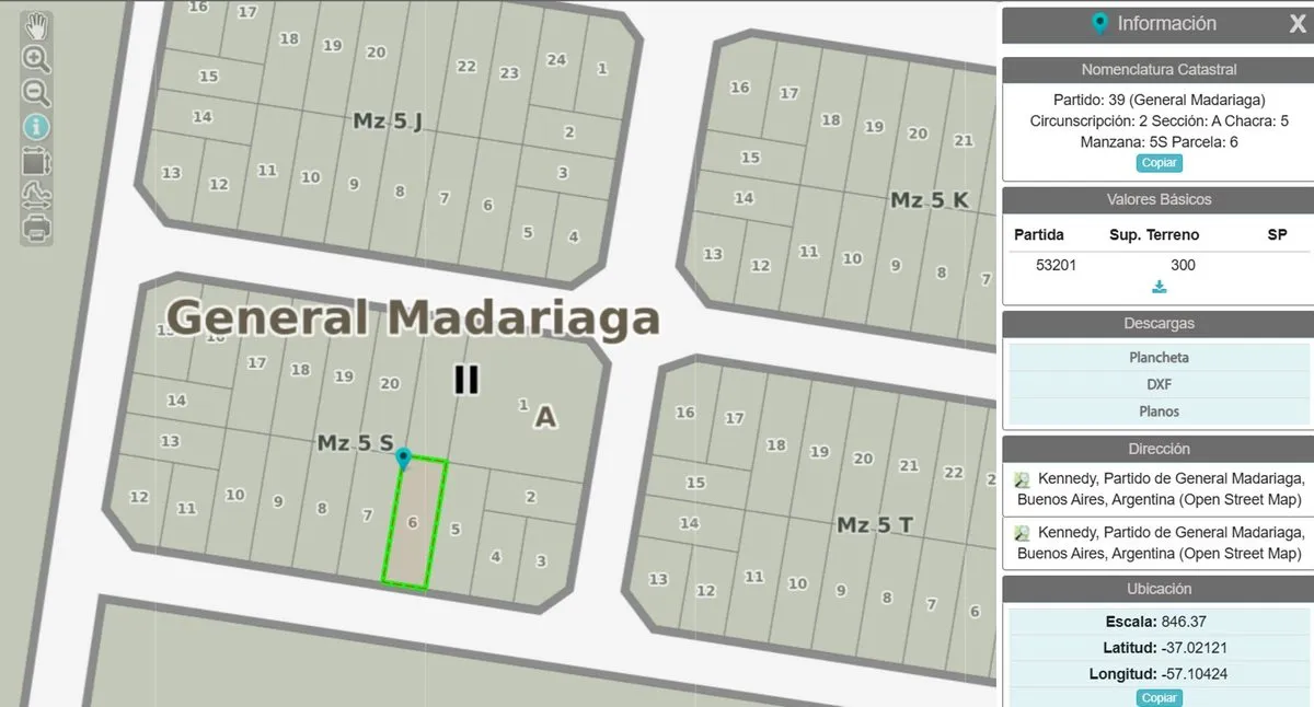 Lote en Calle 105 100