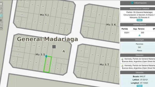 Lote en Calle 105 100