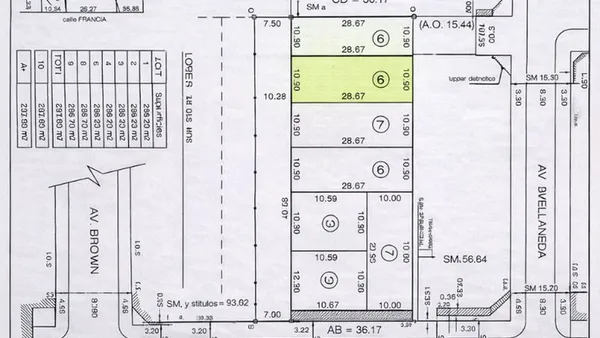Lote en Deán Funes 1600