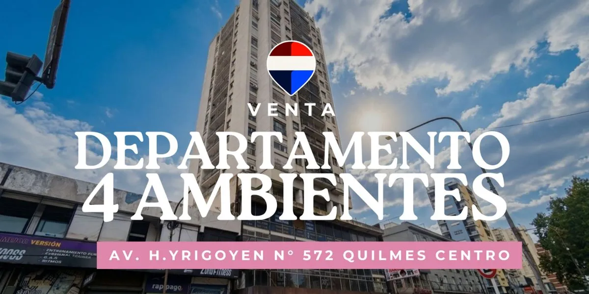 Departamento en Avenida Hipólito Yrigoyen 500