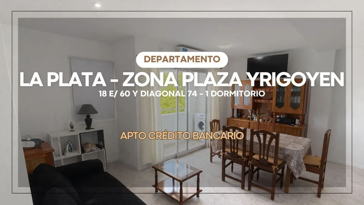 Departamento en 18 E/ 60 y Diagonal 74 1300