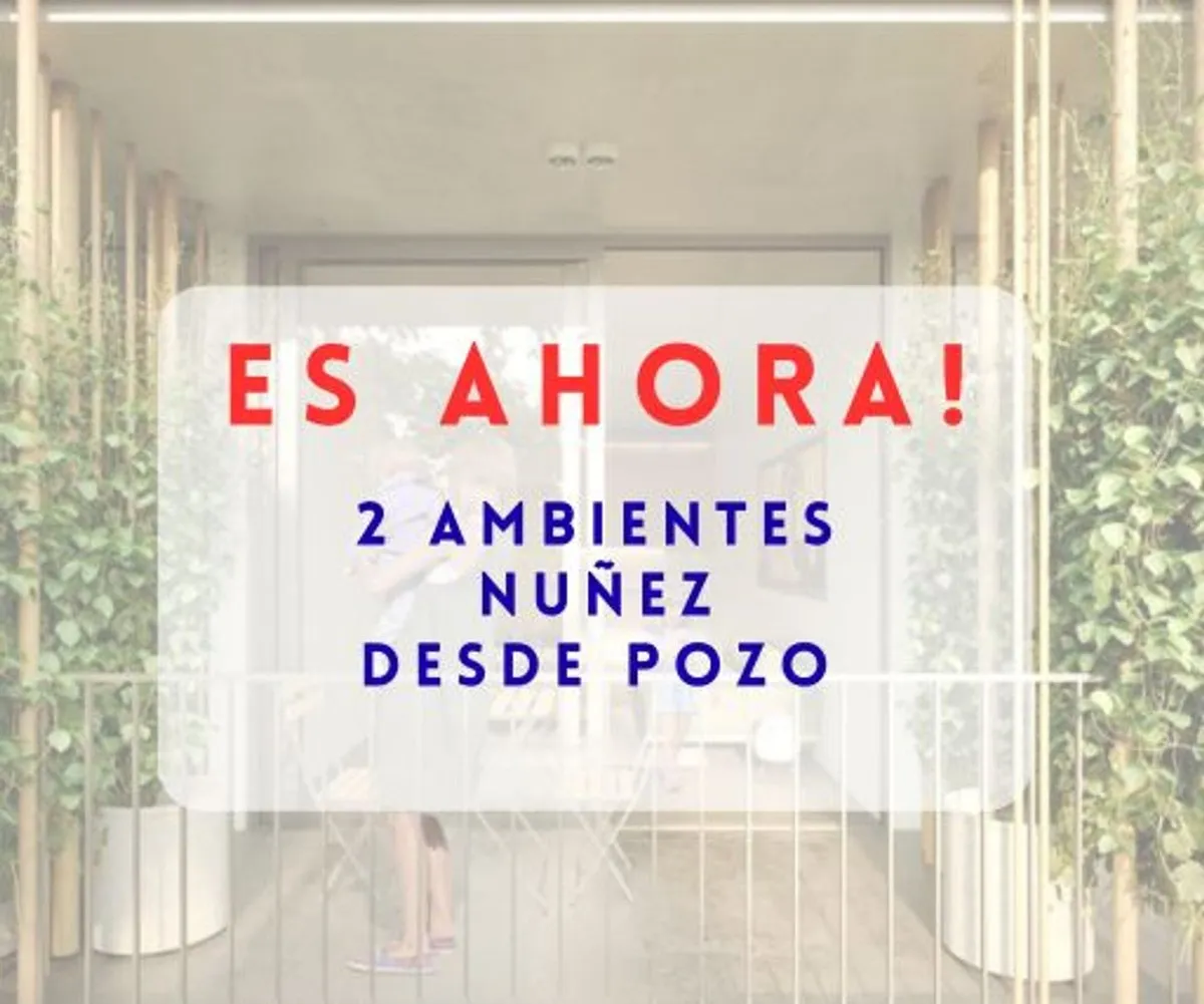Departamento en Nuñez 2300