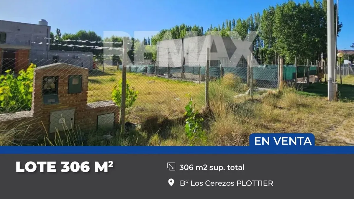 Lote en Lote 9 Mza 4 los Cerezos, Plottier S/N