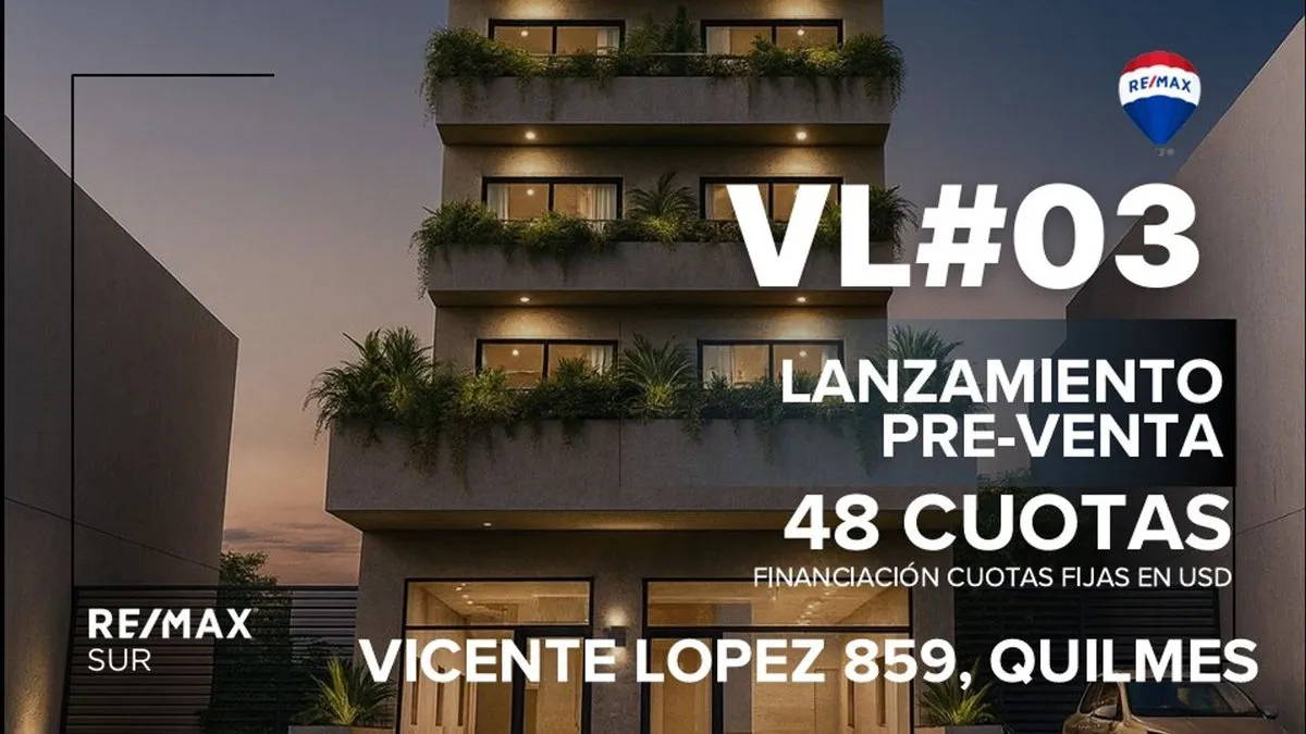 Departamento en Avenida Vicente López 800