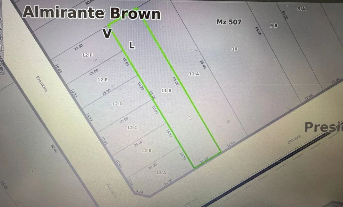 Lote en Avenida Nestor Kirchner 3900