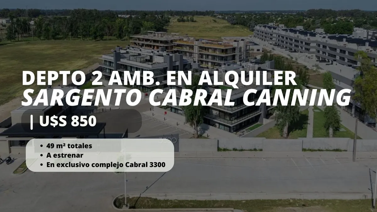 Departamento en Sargento Cabral 3300