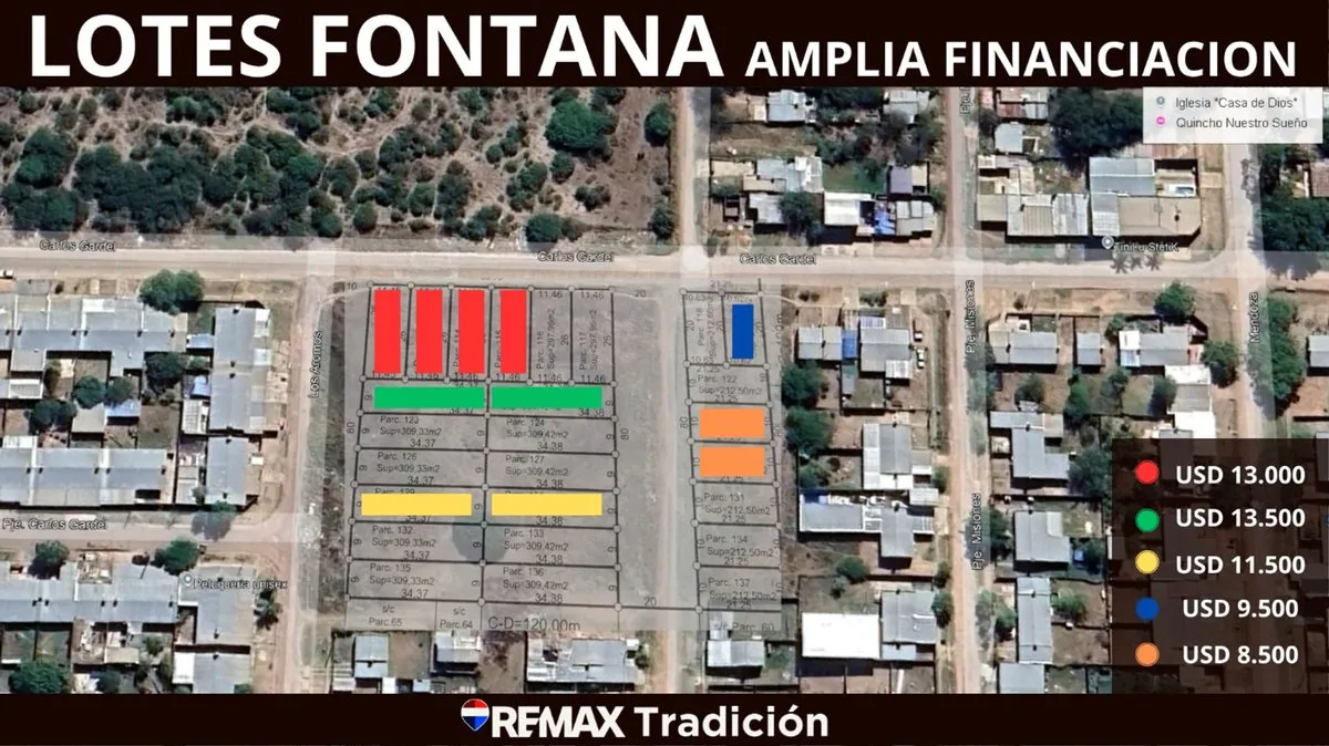 Lote en Carlos Gardel y Formosa S/N