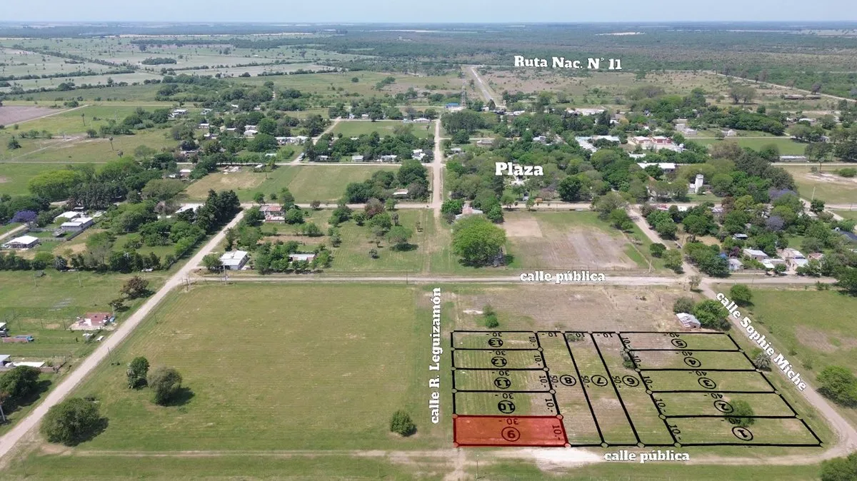 Lote en Calle R. Leguizamon y Publica, Manzana 64 (lote 9) S/N