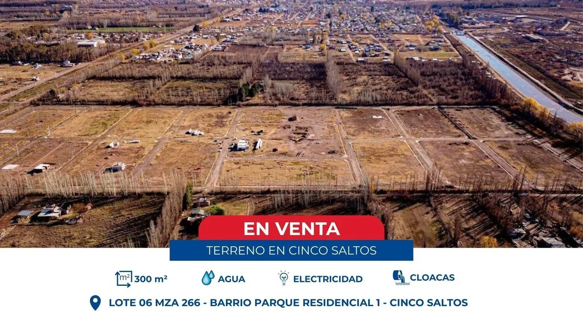 Lote en Lote6 Mza 266, Barrio Parque Residencial Emanuel 1 S/N