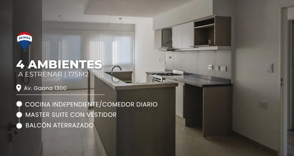 Departamento en Gaona 1300