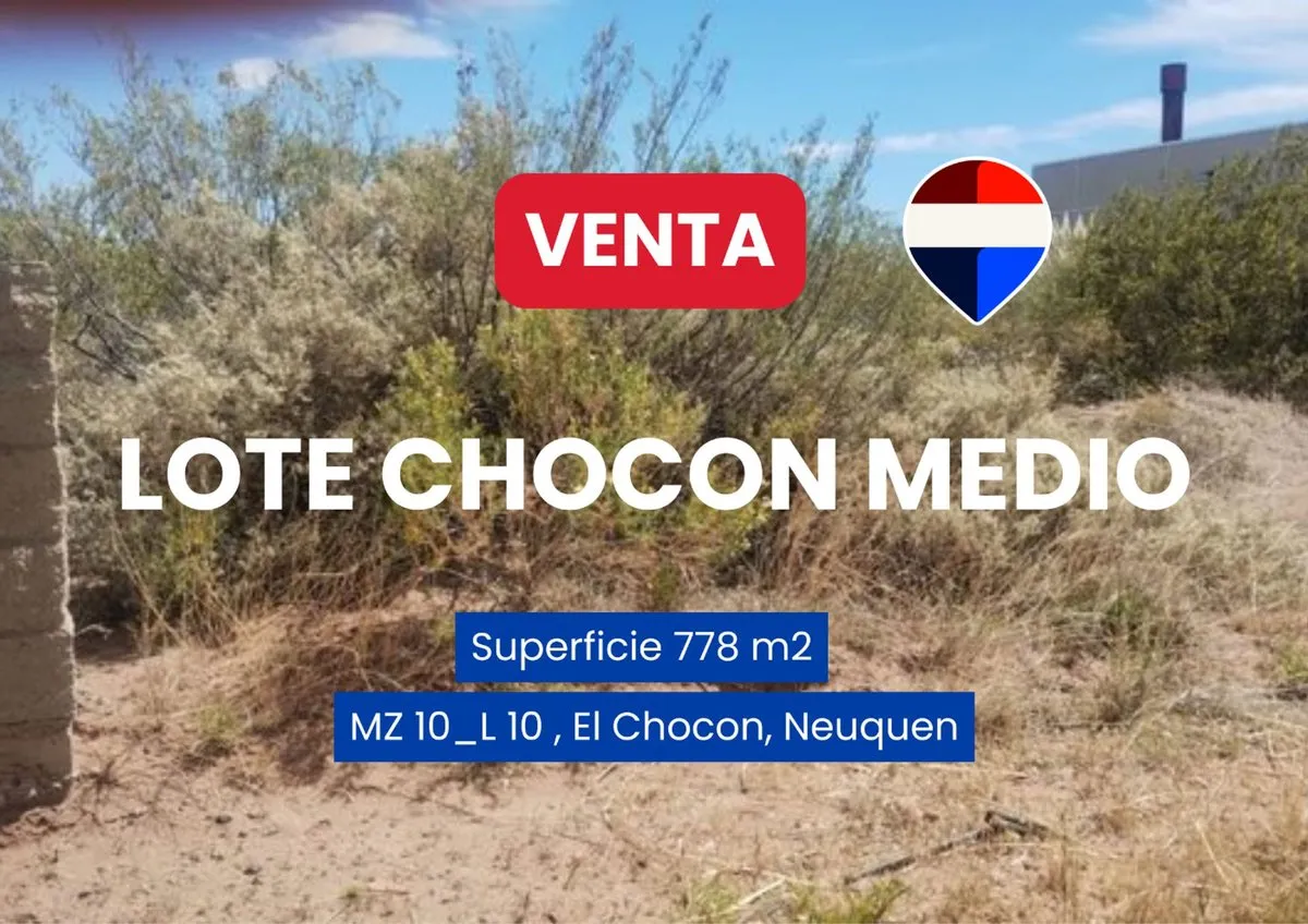 Lote en Chocon Medio, Manzana C, Lote 10 S/N