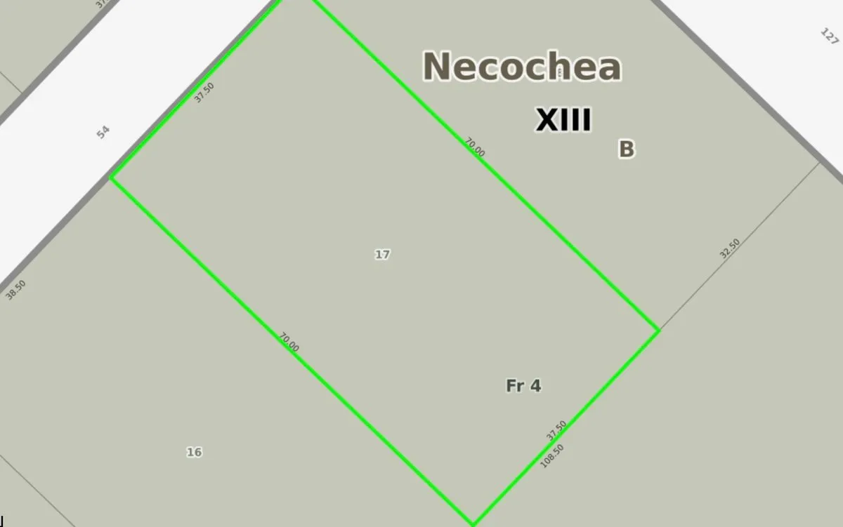 Lote en 131 y 54 S/N