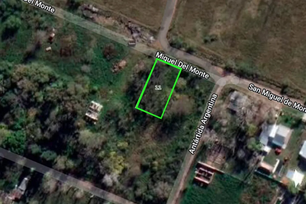 Lote en Antártida Argentina y San Miguel del Monte Parcela 11 S/N