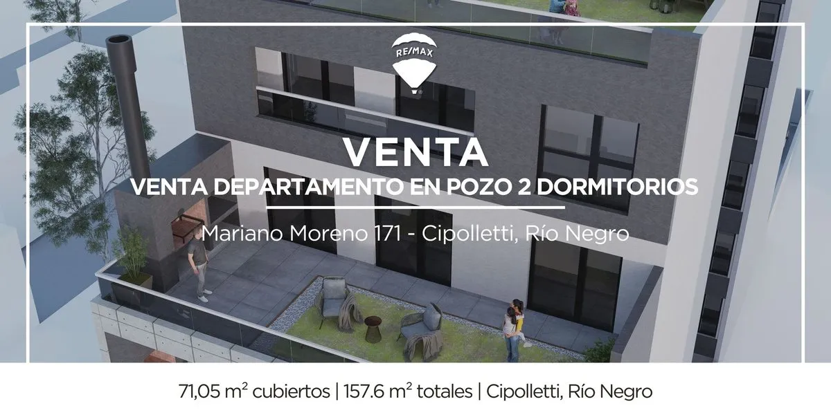 Departamento en Mariano Moreno 100