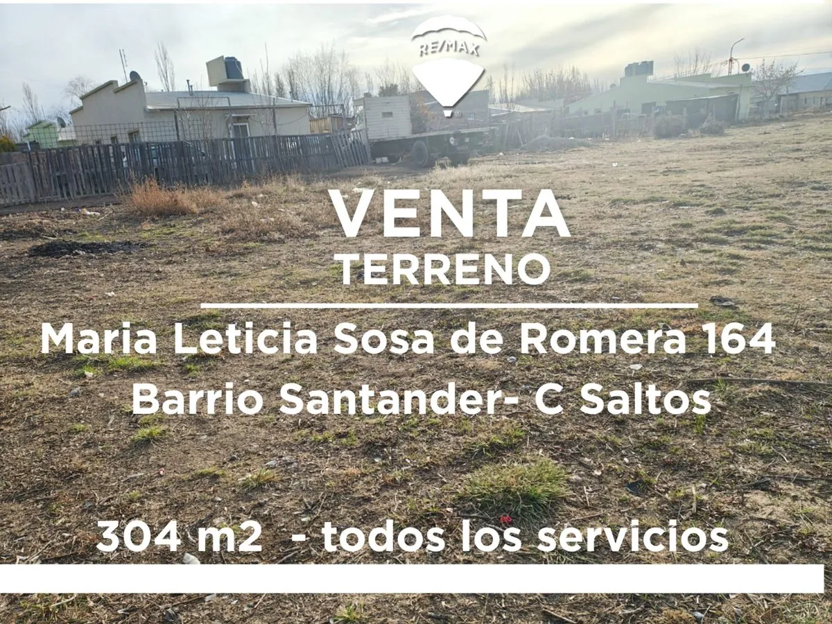 Lote en Maria Leticia Sosa de Romera 100