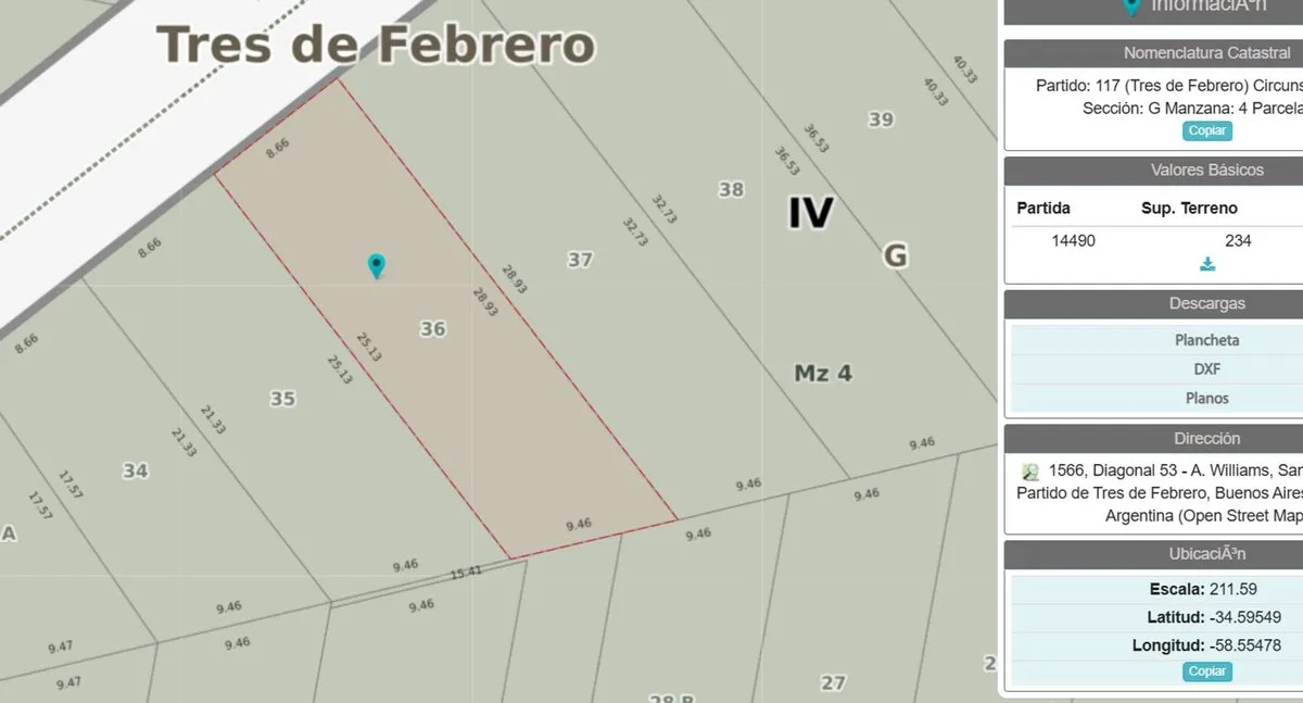 Casa en Diagonal A. Williams 1500
